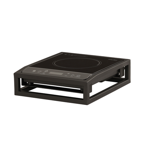 Cal-Mil 23126-13 Milo 13" x 16" x 4"H Black Metal Countertop Induction Unit