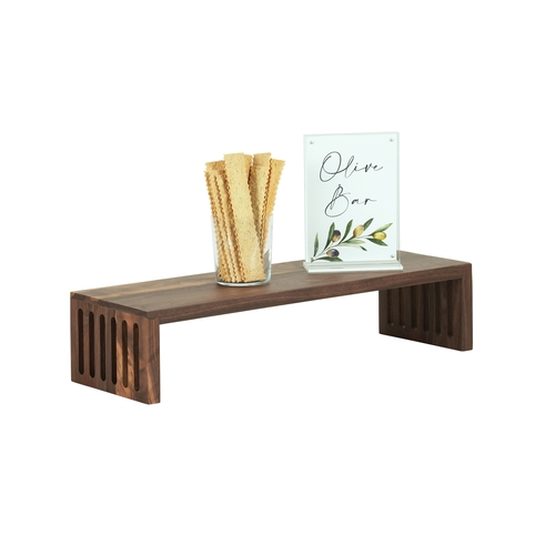Cal-Mil 23136-2077-78 Sydney 20" x 7" x 7"H Walnut Display Riser