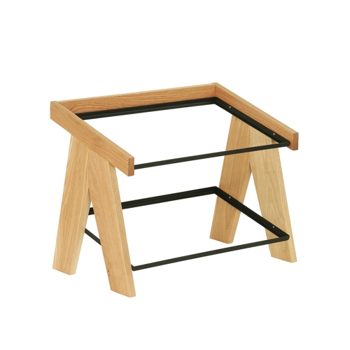 Cal-Mil 23138-2-21 Sydney 14" x 23.25" x 17.5"H Oak 2-Tier Display Riser