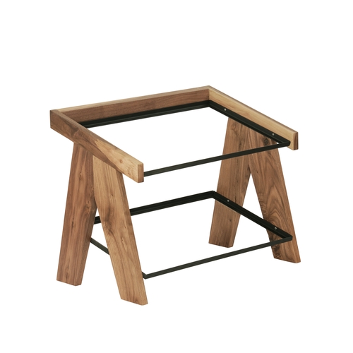 Cal-Mil 23138-2-78 Sydney 14" x 23.25" x 17.5"H Walnut 2-Tier Display Riser