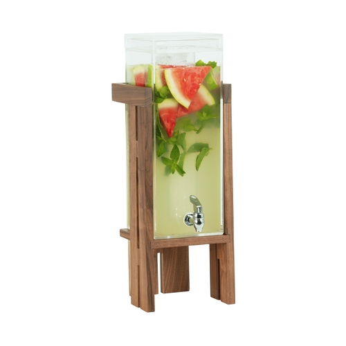 Cal-Mil 23141-3-78 Sydney 9.75" x 8" x 29"H Walnut 3 Gallon Beverage Dispenser