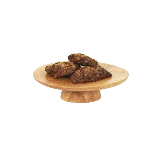 Cal-Mil 23151-123-21 Sydney 12" Dia. x 3"H Oak Cake Pedestal