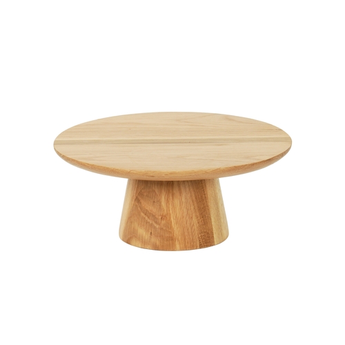 Cal-Mil 23151-125-21 Sydney 12" Dia. x 5"H Oak Cake Pedestal