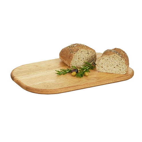 Cal-Mil 23173-1812-21 Sydney 18" x 12" Oak Serving Board - 3 Each