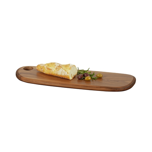 Cal-Mil 23175-186-78 Sydney 18" x 6" Walnut Serving Board - 3 Each