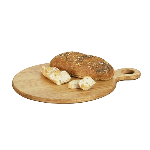 Cal-Mil 23176-16-21 Sydney 16" Dia. x 0.75"H Oak Serving Board - 3 Each