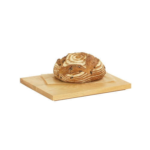Cal-Mil 23180-1012-21 Sydney 10" x 12" x 0.75"H Oak Display Serving Board - 3 Each