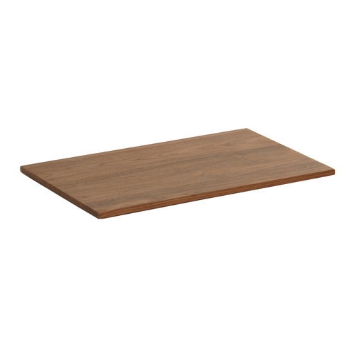 Cal-Mil 23180-1220-78 Sydney 12" x 20" x 0.75"H Walnut Display Tray - 3 Each