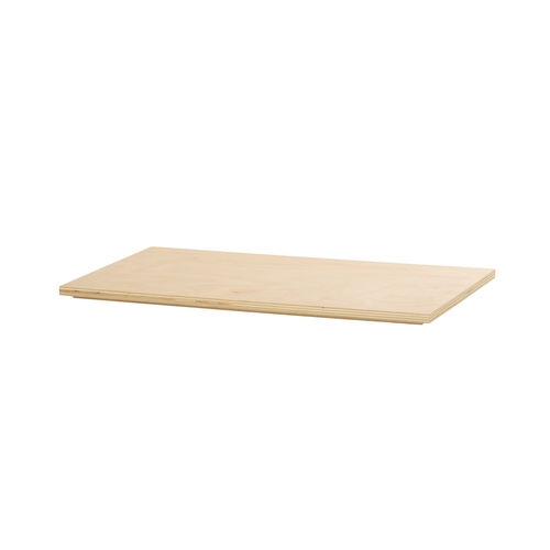 Cal-Mil 23180-1220-93 Logan 12" x 20" x 0.75"H Beige Display Tray - 3 Each