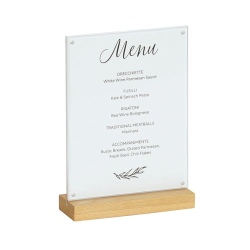 Cal-Mil 23185-811-21 Sydney 8.5" x 3" x 12.25"H Oak Card Holder - 6 Each