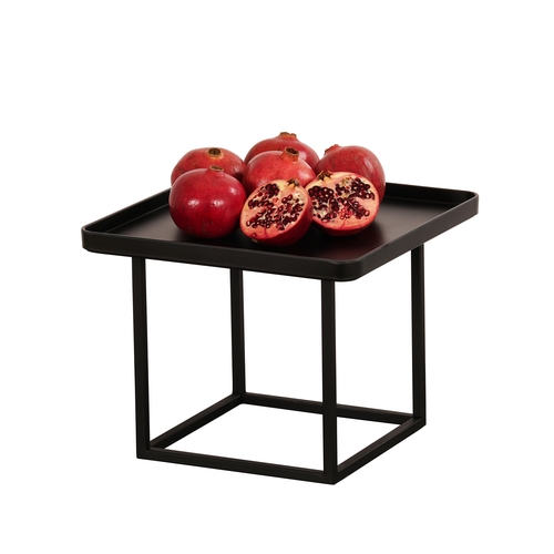 Cal-Mil 23201-12-13 12" x 12" x 12"H Square Onyx Tube Display Riser