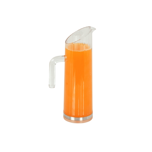 Cal-Mil 23410 4" Dia. x 12.75"H Clear Polycarbonate 53 oz. Pitcher