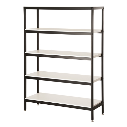 Cal-Mil 23414-48-15 48" x 16" x 72"H 4-Tier White Merchandiser Rack
