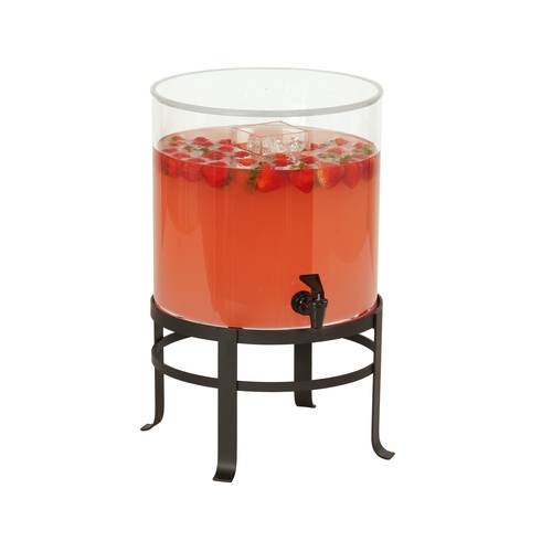 Cal-Mil 23424-3-13 12" Dia. x 19"H Polycarbonate 3-Gallon Beverage Dispenser
