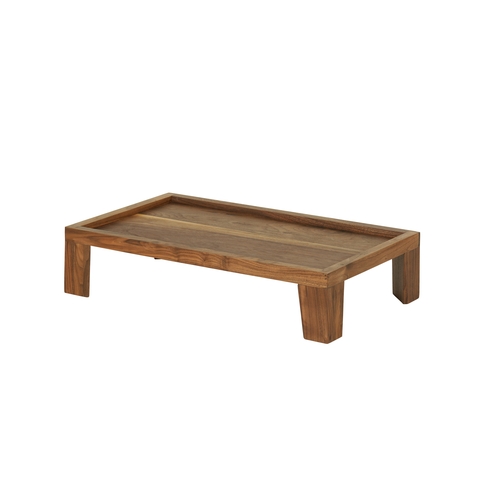 Cal-Mil 23600-6-78 Sydney 12" x 20" x 6"H Walnut Display Riser