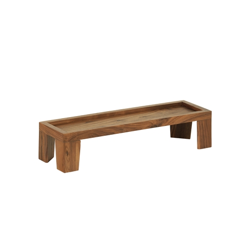 Cal-Mil 23602-6-78 Sydney 6" x 20" x 6"H Walnut Display Riser