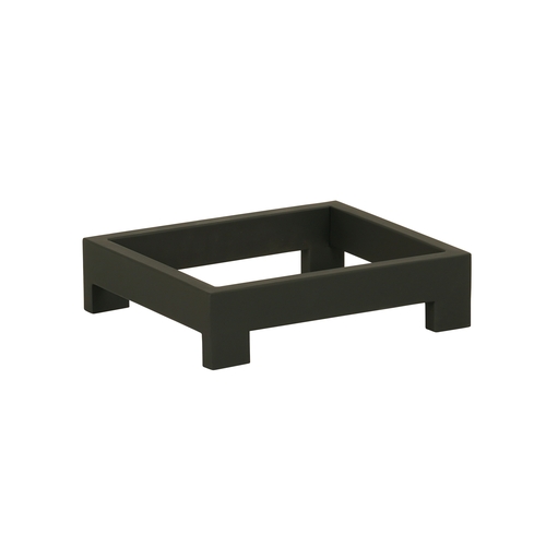 Cal-Mil 23604-3-13 Sydney 10" x 12" x 3"H Black Metal Display Riser