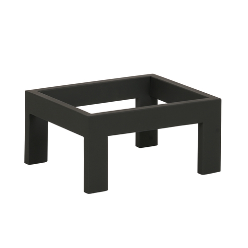 Cal-Mil 23604-6-13 Sydney 10" x 12" x 6"H Black Metal Display Riser