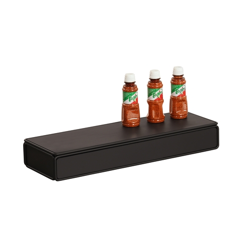 Cal-Mil 23702-3-13 20.5" x 7" x 3"H Onyx Metal Display Riser