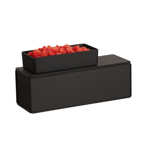 Cal-Mil 23702-7-13 20.5" x 7" x 7"H Onyx Metal Display Riser