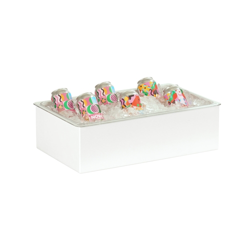 Cal-Mil 23712-12-15 Classic 12" x 20" x 6"H White Ice Display