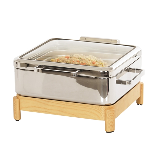 Cal-Mil 23719-71 Blonde 16" x 16" x 10"H Induction Chafing Dish