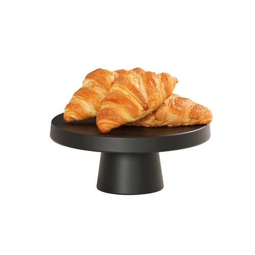Cal-Mil 23755-104-13 10.25" Dia. x 4.25"H Black Melamine Display Pedestal