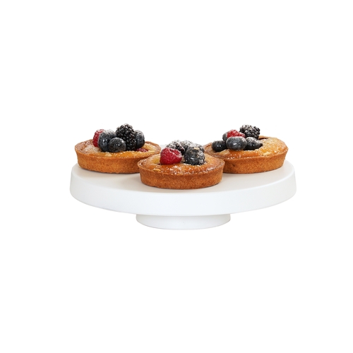 Cal-Mil 23755-122-15 12.25" Dia. x 2.25"H White Melamine Display Pedestal