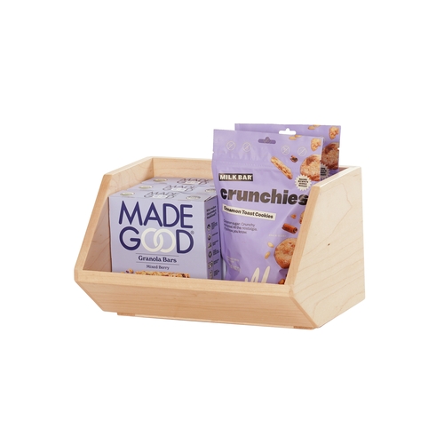 Cal-Mil 23762-9-71 Blonde 12" x 95" x 7" Angled Wood Box