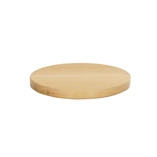 Cal-Mil 23792-8-21 8.5" Dia. x 0.75"H Oak Wood Display Insert