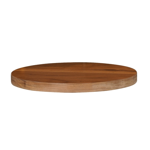 Cal-Mil 23792-8-78 8.5" Dia. x 0.75"H Walnut Display Insert