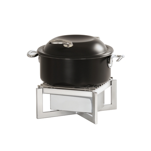 Cal-Mil 23803-49 Milo 11" x 11" x 5.5"H Chrome Finish Chafing Dish
