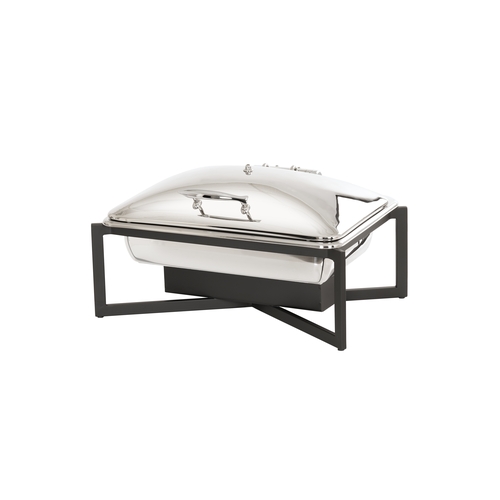 Cal-Mil 23807-13 Milo 4.5" x 4.5" x 8.5"H Black Metal Chafing Dish