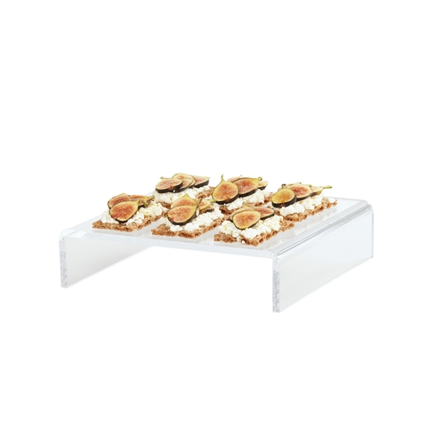 Cal-Mil 23817-3-12 Milo 12" x 12" x 3"H Acrylic U-Style Display Riser