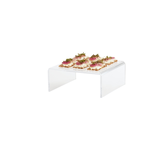 Cal-Mil 23817-5-12 Milo 12" x 12" x 5"H Acrylic U-Style Display Riser