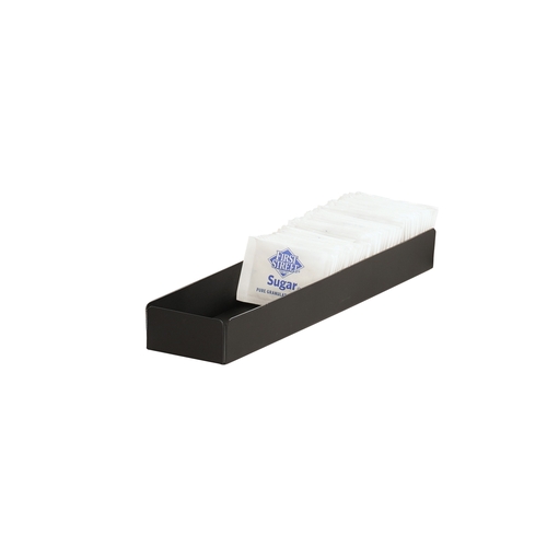 Cal-Mil 23826-13 Onyx 9" x 2.25" x 1"H Black Metal Condiment Organizer
