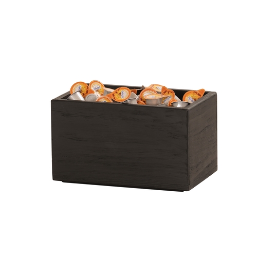 Cal-Mil 23842-6-13 Brooklyn 6.5" x 10" x 6"H Black Smallware Box
