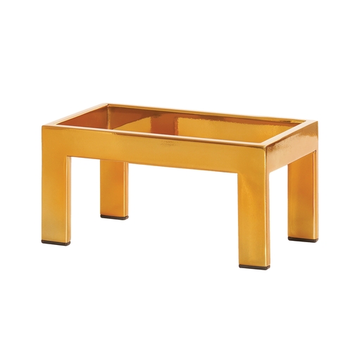 Cal-Mil 23848-6-130 Brooklyn 6" x 10" x 6"H Antique Brass Display Riser