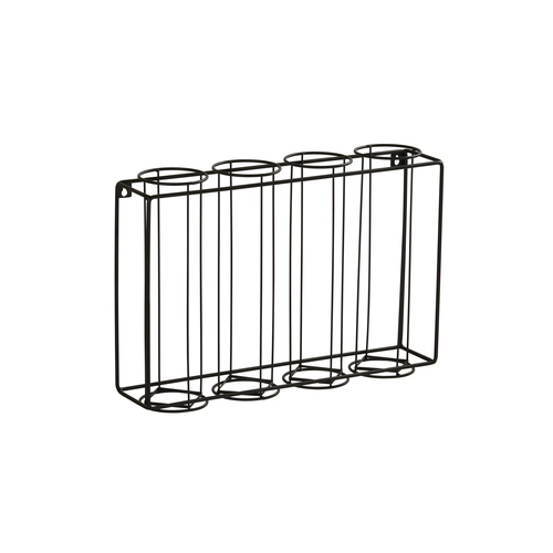 Cal-Mil 24062-4-13 26.25" x 6.25" x 18.5" Wire 4-Section Cup & Lid Organizer
