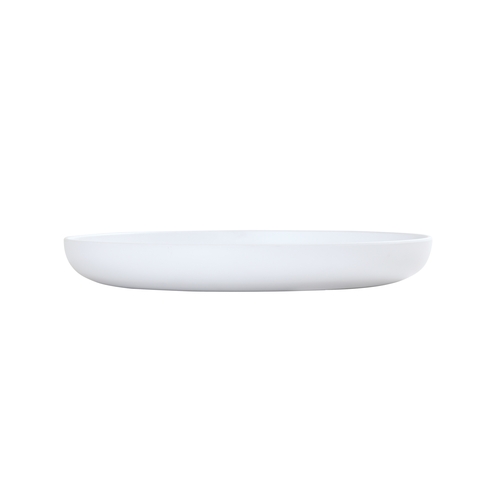 Cal-Mil 24106-14-15 Sophie 14" Dia. x 1.75"H Matte White 100 oz. Melamine Bowl