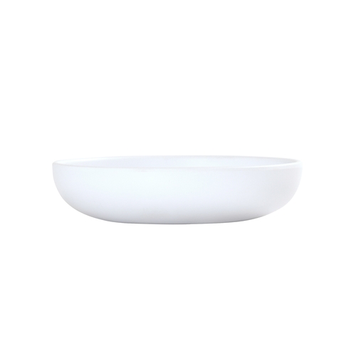 Cal-Mil 24106-5-15 Sophie 5.75" Dia. x 1.25"H Matte White Melamine Bowl