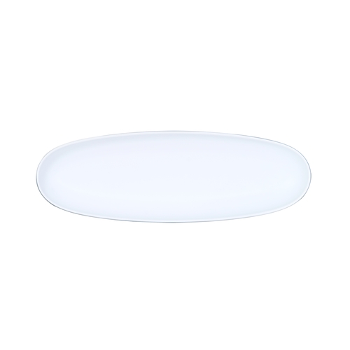 Cal-Mil 24106-618-11115 Sophie 6" x 18" x 1.75"H Matte Blue Melamine Platter- 6 Each