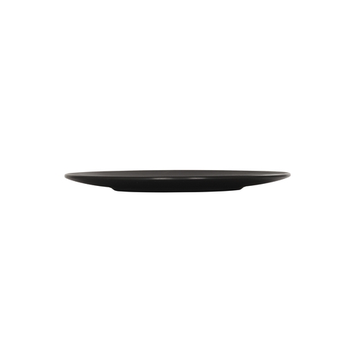 Cal-Mil 24110-6-13 Charlotte 6" Dia. x 0.75"H Black Melamine Plate - 6 Each