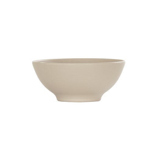 Cal-Mil 24111-6-125 Charlotte 5.75" Dia. x 2.5"H Taupe Melamine Bowl - 6 Each