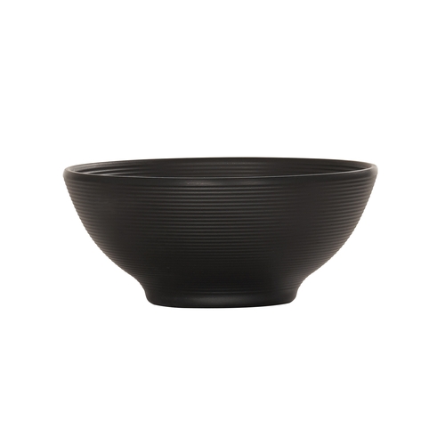 Cal-Mil 24111-6-13 Charlotte 5.75" Dia. x 2.5"H Black Melamine Bowl - 6 Each