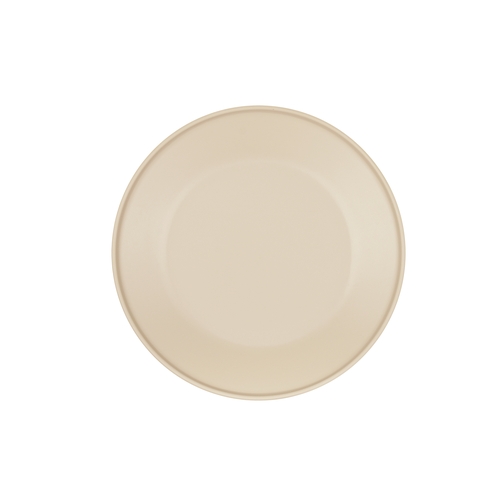 Cal-Mil 24112-11-125 Nova 11" Dia. x 1.25"H Taupe Melamine Plate - 6 Each