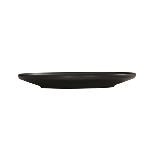 Cal-Mil 24112-7-13 Nova 7" Dia. x 1"H Black Melamine Plate - 6 Each