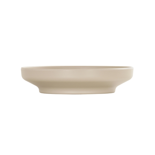 Cal-Mil 24114-9-125 Nova 9" Dia. x 2"H Taupe Coupe Bowl - 6 Each