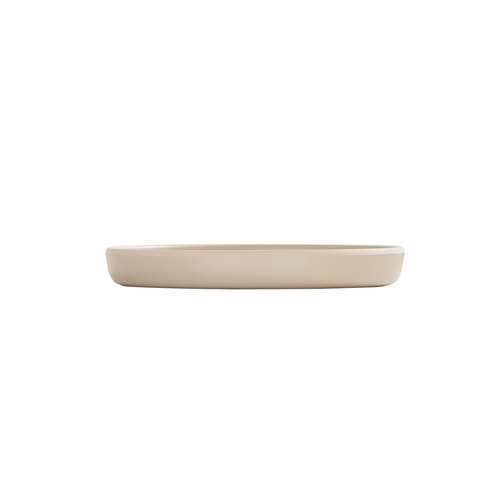Cal-Mil 24120-6-125 Carmel 6" Dia. x 0.75"H Taupe Melamine Plate - 6 Each