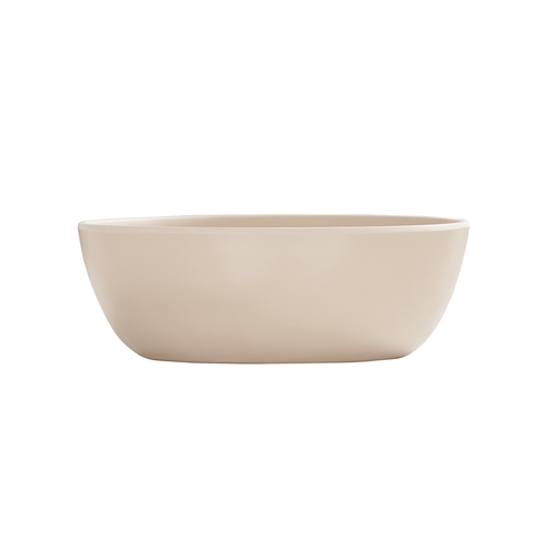 Cal-Mil 24121-7-125 Carmel 6.75" Dia. x 2.25"H Taupe 30 oz. Melamine Soup Bowl